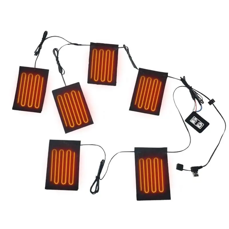 USB Electric Heated Jacket Heating Pad Outdoor Themal Warm Winter Heating Vest Pads For DIY Heated Clothing 3 Gear Temperature
USB Electric Heated Jacket Heating Pad Outdoor Themal Warm Winter Heating Vest Pads For DIY Heated Clothing 3 Gear Temperature