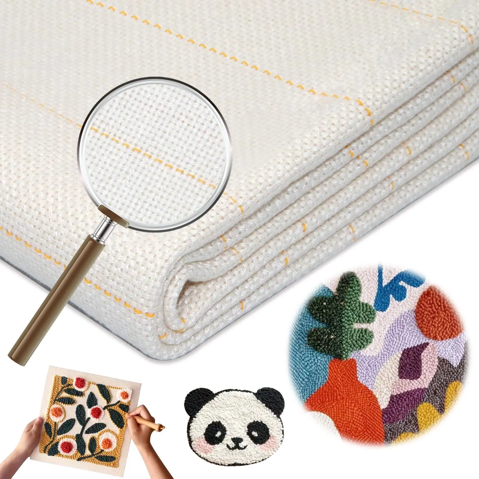 2*5M Primary Tufting Cloth With Marked Lines DIY Handmade Punch Needle Cloth Fabric For Tufting Gun Art Embroidery Crafts
2*5M Primary Tufting Cloth With Marked Lines DIY Handmade Punch Needle Cloth Fabric For Tufting Gun Art Embroidery Crafts
