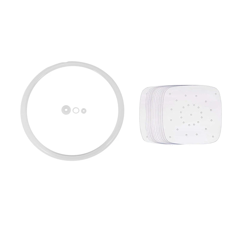 1X Silicone Rubber Electric Pressure Cooker Parts Sealing Ring Gasket Home 5-6L & 100Pc 7.5 Inch Disposable Baking Paper
1X Silicone Rubber Electric Pressure Cooker Parts Sealing Ring Gasket Home 5-6L & 100Pc 7.5 Inch Disposable Baking Paper