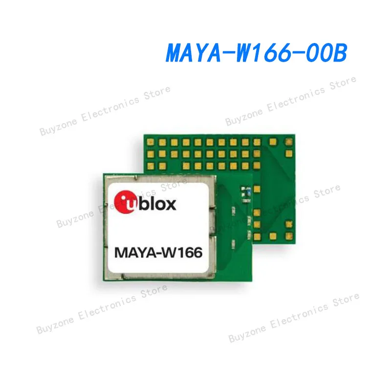 MAYA-W166-00B WiFi 802.11a/b/g/n, Bluetooth v5.2 + EDR, модуль приемопередатчика класса 1 и 2, 2,4 ГГц, 5 ГГц, поверхностное крепление для следа печатной платы
MAYA-W166-00B WiFi 802.11a/b/g/n, Bluetooth v5.2 + EDR, модуль приемопередатчика класса 1 и 2, 2,4 ГГц, 5 ГГц, поверхностное крепление для следа печатной платы