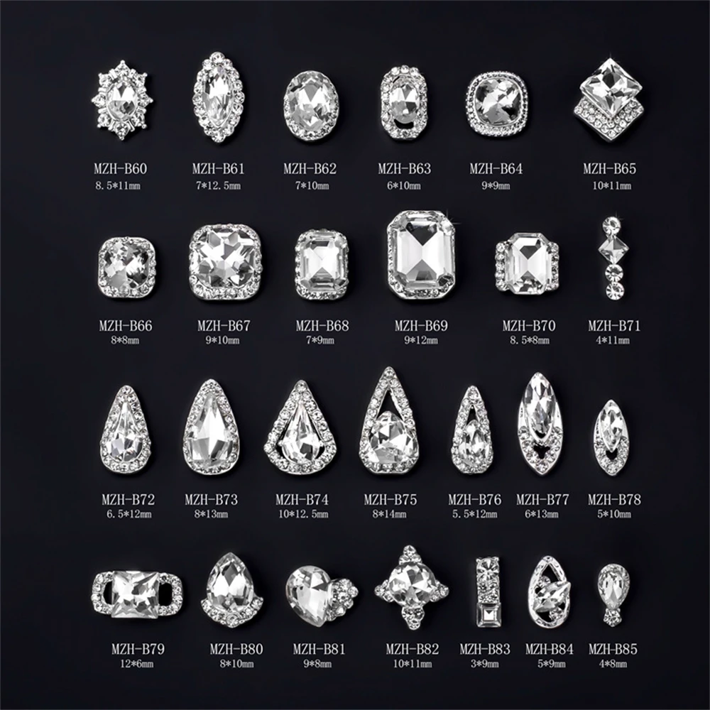 Nail Diamond Accessories Japanese Alloy Transparent Oval Shaped Square Diamond Nail Decorations Manicure DIY Accessories Tools
Nail Diamond Accessories Japanese Alloy Transparent Oval Shaped Square Diamond Nail Decorations Manicure DIY Accessories Tools