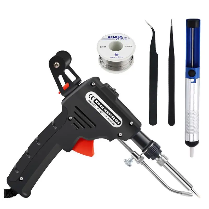 Electric Soldering Iron 60W US/EU Automatically Send Tin Gun Hand-held Internal Heating Soldering Iron Solder Welding RepairTool
Electric Soldering Iron 60W US/EU Automatically Send Tin Gun Hand-held Internal Heating Soldering Iron Solder Welding RepairTool
