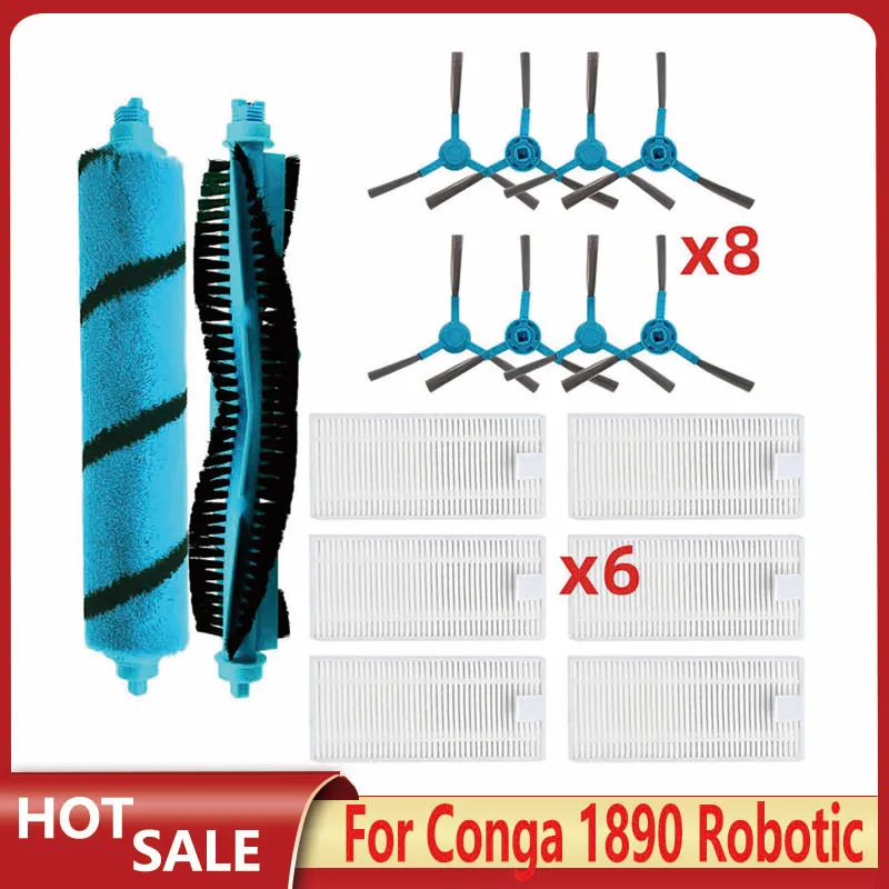 Hepa Filter Side Roller Soft Brush Mop Cloth Replacement Parts For Cecotec Conga 1890 Robotic Vacuum Cleaner Spare Parts
Hepa Filter Side Roller Soft Brush Mop Cloth Replacement Parts For Cecotec Conga 1890 Robotic Vacuum Cleaner Spare Parts