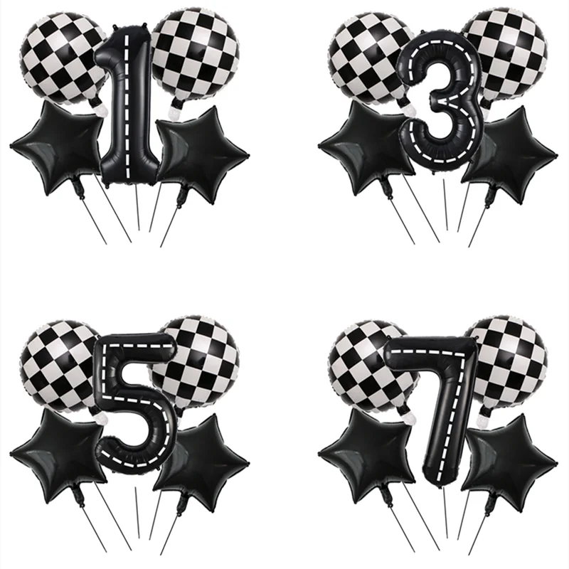 Racing Car Party Supplies 30 Inch Black Number Foil Balloon Race Car Themed Birthday Party Decorations for Kids Baby Shower
Racing Car Party Supplies 30 Inch Black Number Foil Balloon Race Car Themed Birthday Party Decorations for Kids Baby Shower