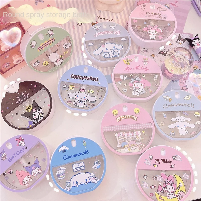 Kuromi My Melody Cinnamoroll Pc Милая круглая переносная игрушка для розлива спирта в бутылки аниме мультяшный милый флакон для духов
Kuromi My Melody Cinnamoroll Pc Милая круглая переносная игрушка для розлива спирта в бутылки аниме мультяшный милый флакон для духов