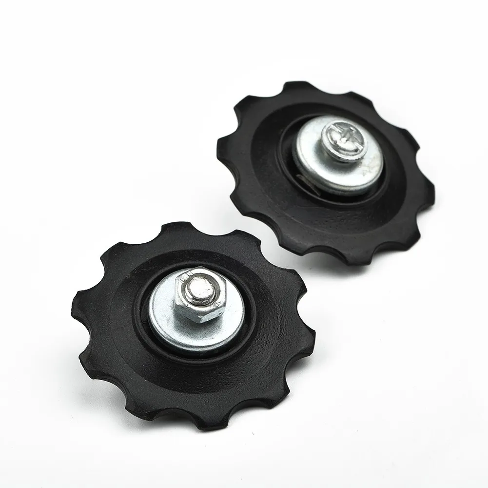 2pcs 10T Bike Rear Derailleur Pulley Set Bicycle Wide Narrow Tooths Guide Wheels Supports 6-7 Speed Plastic Jockey Accessories
2pcs 10T Bike Rear Derailleur Pulley Set Bicycle Wide Narrow Tooths Guide Wheels Supports 6-7 Speed Plastic Jockey Accessories