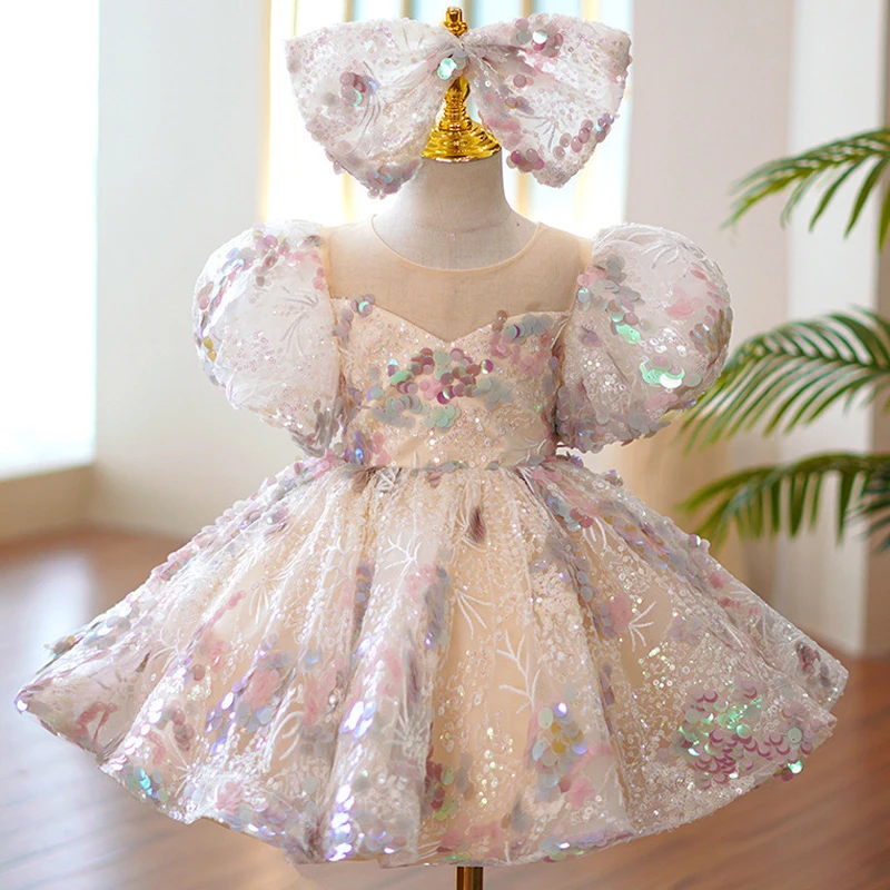 Новое поступление, платье принцессы для девочек, платья для маленьких девочек с блестками для дня рождения, Длинные фатиновые детские кружевные платья для свадебной церемонии
Новое поступление, платье принцессы для девочек, платья для маленьких девочек с блестками для дня рождения, Длинные фатиновые детские кружевные платья для свадебной церемонии