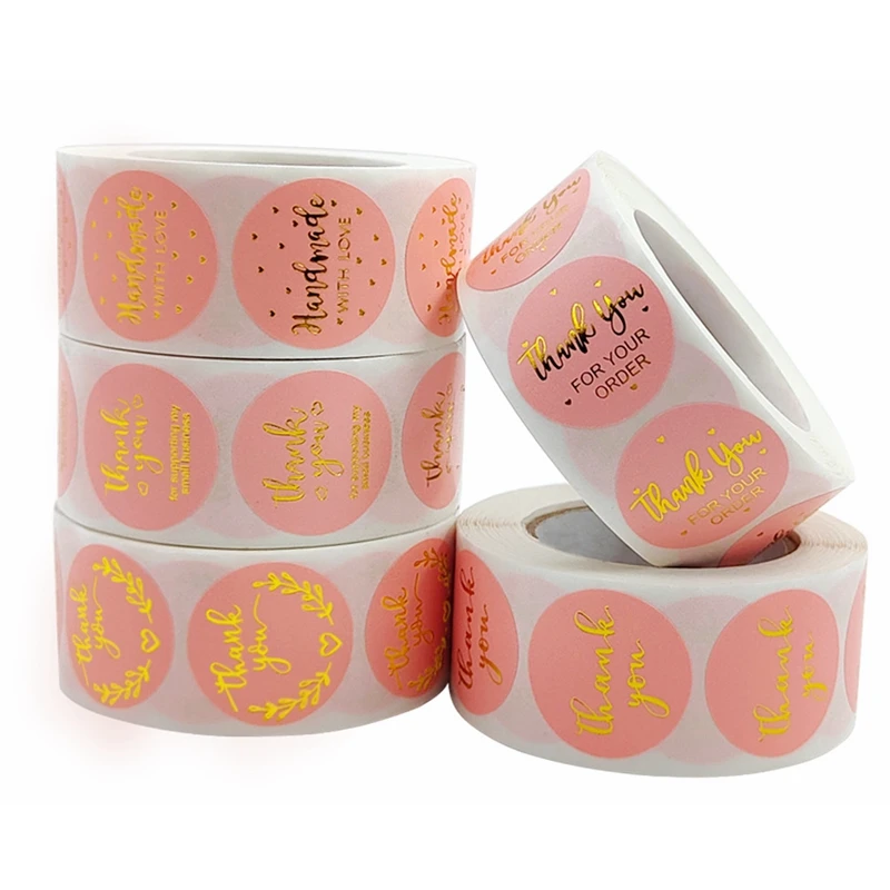 500PCS/Roll Gilding Thank You Sticker Gift Wedding Decor Sticker Birthday Party Seal Sticker Label Envelope Baking Sticker
500PCS/Roll Gilding Thank You Sticker Gift Wedding Decor Sticker Birthday Party Seal Sticker Label Envelope Baking Sticker