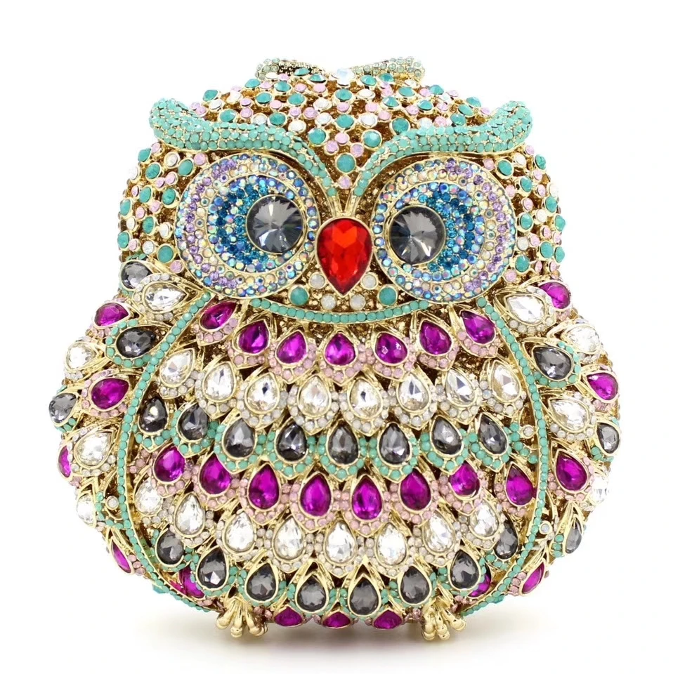 Hot On Sale Ladies Handbag Bridal Wedding Party Purse Women Evening Bag Diamonds The Owl Parrot Crystal Clutches Elegant
Hot On Sale Ladies Handbag Bridal Wedding Party Purse Women Evening Bag Diamonds The Owl Parrot Crystal Clutches Elegant