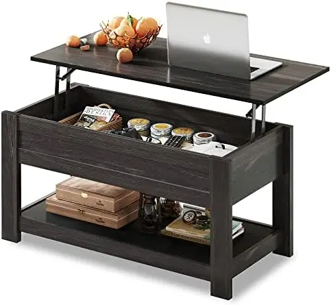 Lift Top Coffee Table,Rustic Coffee Table with Storage Shelf and Hidden Compartment,Wood Lift Tabletop for Home Living Room,Blac
Lift Top Coffee Table,Rustic Coffee Table with Storage Shelf and Hidden Compartment,Wood Lift Tabletop for Home Living Room,Blac