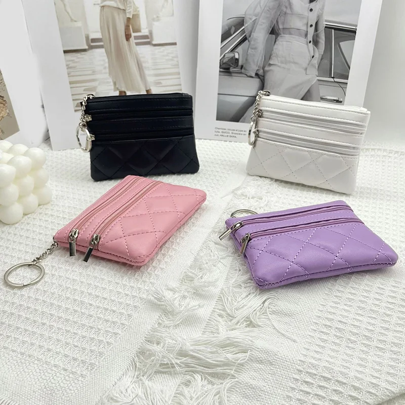 Coin Purse Women Wallet Multi-pocket Short Wallet Storage Bag Card Cash Holder Ultra-thin Portable Rhombus Embroidered Wallet
Coin Purse Women Wallet Multi-pocket Short Wallet Storage Bag Card Cash Holder Ultra-thin Portable Rhombus Embroidered Wallet