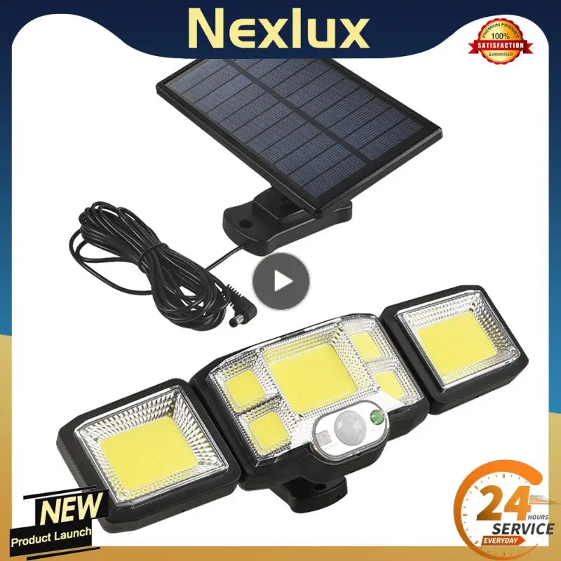 LED Solar Street Lights COB+SMD Outdoor Solar Lamp With 3 Light Mode Waterproof Motion Sensor Security Lighting Home Lighting
LED Solar Street Lights COB+SMD Outdoor Solar Lamp With 3 Light Mode Waterproof Motion Sensor Security Lighting Home Lighting