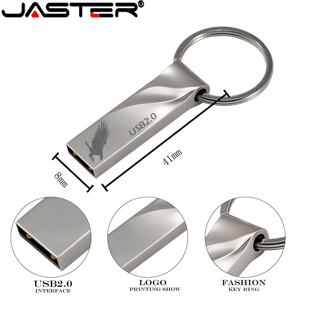 JASTER USB Flash Drives 128 Gb Mini Usb Flash Metal Pen Key Disk Logo Pendrive Stick Flash Memory Card 32GB/8GB/4GB/16GB/128GB
JASTER USB Flash Drives 128 Gb Mini Usb Flash Metal Pen Key Disk Logo Pendrive Stick Flash Memory Card 32GB/8GB/4GB/16GB/128GB