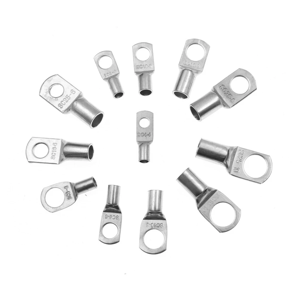 220pcs Terminals Tinned Copper Cable Lugs Battery Terminals Heat Shrink Tube Sleeving Sets Electrical Equipment
220pcs Terminals Tinned Copper Cable Lugs Battery Terminals Heat Shrink Tube Sleeving Sets Electrical Equipment