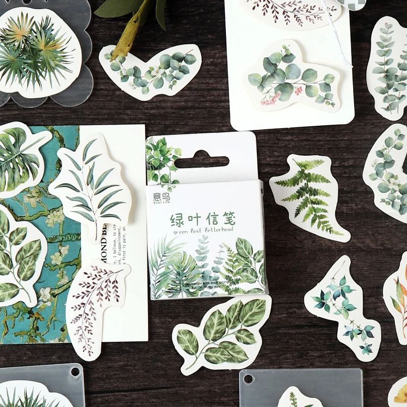 46PCS Small Fresh Green Leaf Label Sticky Sticker DIY Decoractive Scrapbooking Child Accessories Phone Aesthetic Stickers
46PCS Small Fresh Green Leaf Label Sticky Sticker DIY Decoractive Scrapbooking Child Accessories Phone Aesthetic Stickers