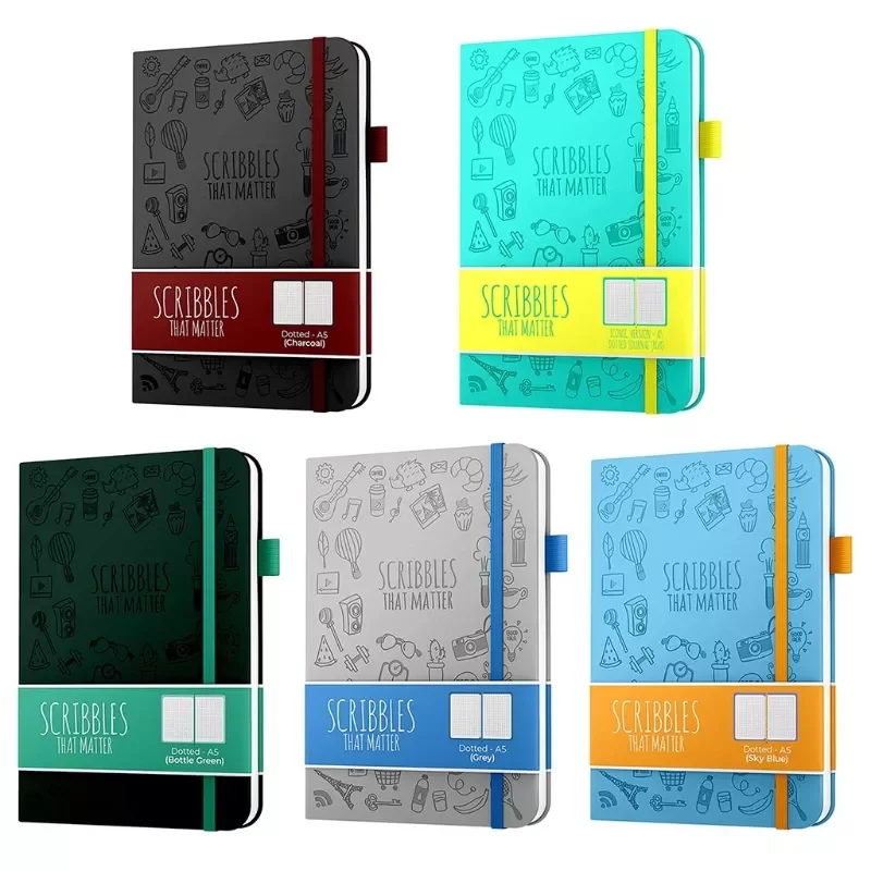 200Pages A5 Practical Scribbles Notebook Dotted Hardcover Travel Journal To-do List Notepad Xmas Gift for Kid Teen Adult H3CA
200Pages A5 Practical Scribbles Notebook Dotted Hardcover Travel Journal To-do List Notepad Xmas Gift for Kid Teen Adult H3CA