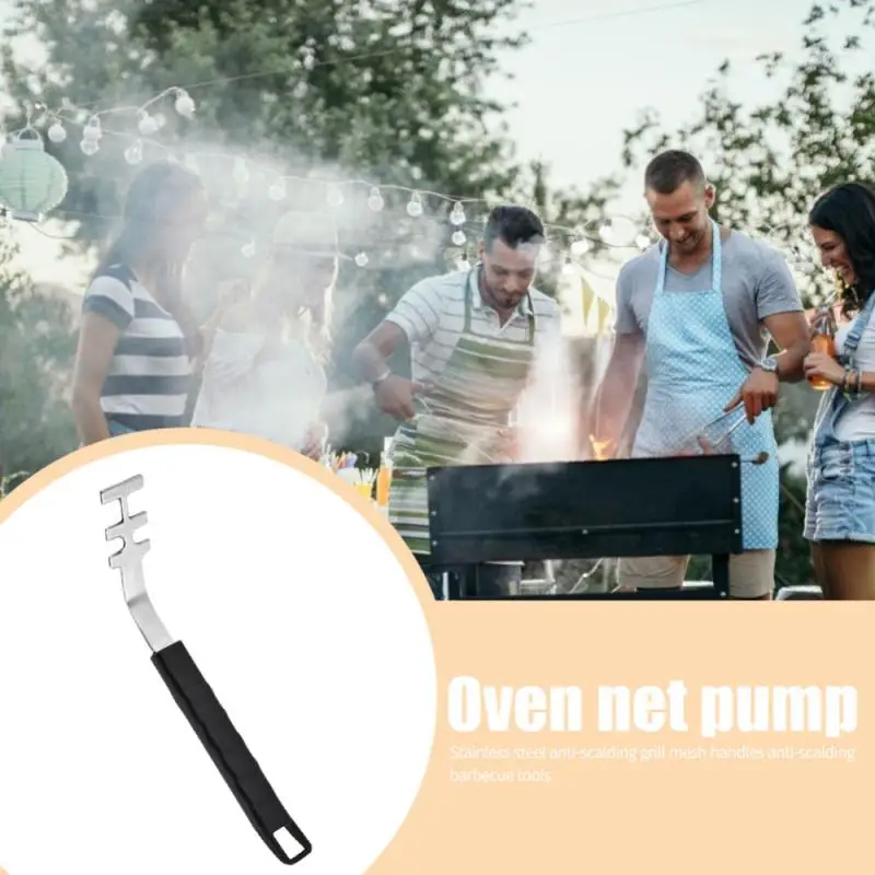 Kitchen Gadgets BBQ Tools Accessories Anti-Scald Grill Grate Lifter Cooking Grate Lifter Heat-Resistant Stainless Steel Lifter
Kitchen Gadgets BBQ Tools Accessories Anti-Scald Grill Grate Lifter Cooking Grate Lifter Heat-Resistant Stainless Steel Lifter