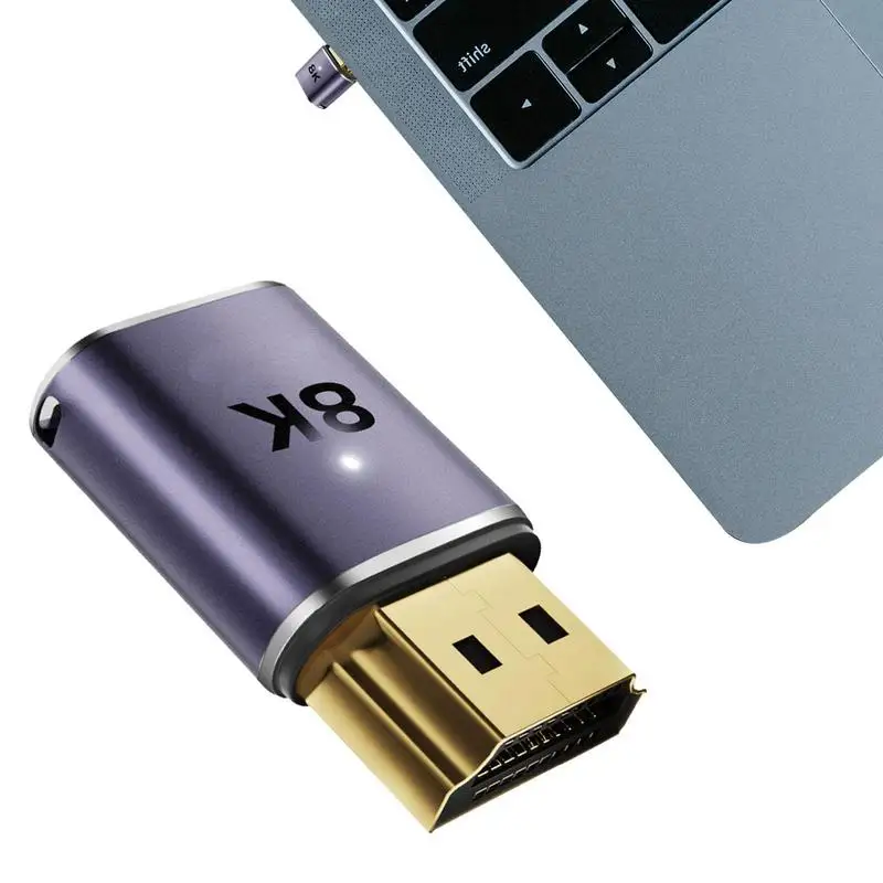 HD Adapter UHD 2.1 HD Coupler Female To Female Adapter 3D Aluminum Alloy 8K 60Hz/ 4K 120Hz 3D Extension Cable Connector For HDTV
HD Adapter UHD 2.1 HD Coupler Female To Female Adapter 3D Aluminum Alloy 8K 60Hz/ 4K 120Hz 3D Extension Cable Connector For HDTV