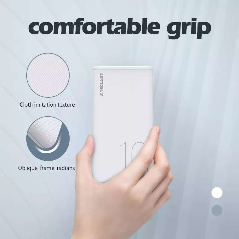 NEW Dual Input Power Bank New Thin 10000mAh Large Capacity High-Density Lithium Polymer Battery Safety Mobile Power
NEW Dual Input Power Bank New Thin 10000mAh Large Capacity High-Density Lithium Polymer Battery Safety Mobile Power