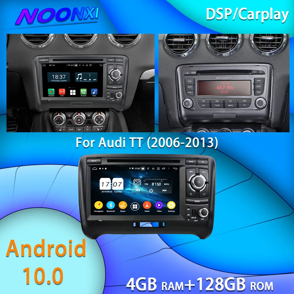 For Audi TT 2006-2013 Car Radio Android 10 Touch Screen DVD Stereo Multimedia Player Bluetooth GPS Navigation Carplay Head Unit
For Audi TT 2006-2013 Car Radio Android 10 Touch Screen DVD Stereo Multimedia Player Bluetooth GPS Navigation Carplay Head Unit