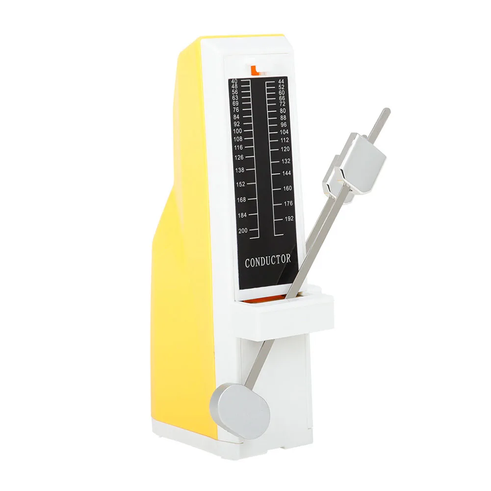 Guitar Metronome Bell Ring Piano Violin Rhythm Mechanical Pendulum Metronome Traditional Metronome With Audible Click
Guitar Metronome Bell Ring Piano Violin Rhythm Mechanical Pendulum Metronome Traditional Metronome With Audible Click