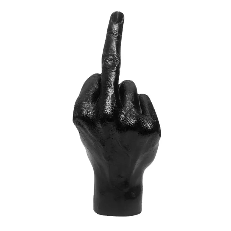 Resin gesture, vertical finger statue, finger sculpture decoration, home art ornaments decoration
Resin gesture, vertical finger statue, finger sculpture decoration, home art ornaments decoration