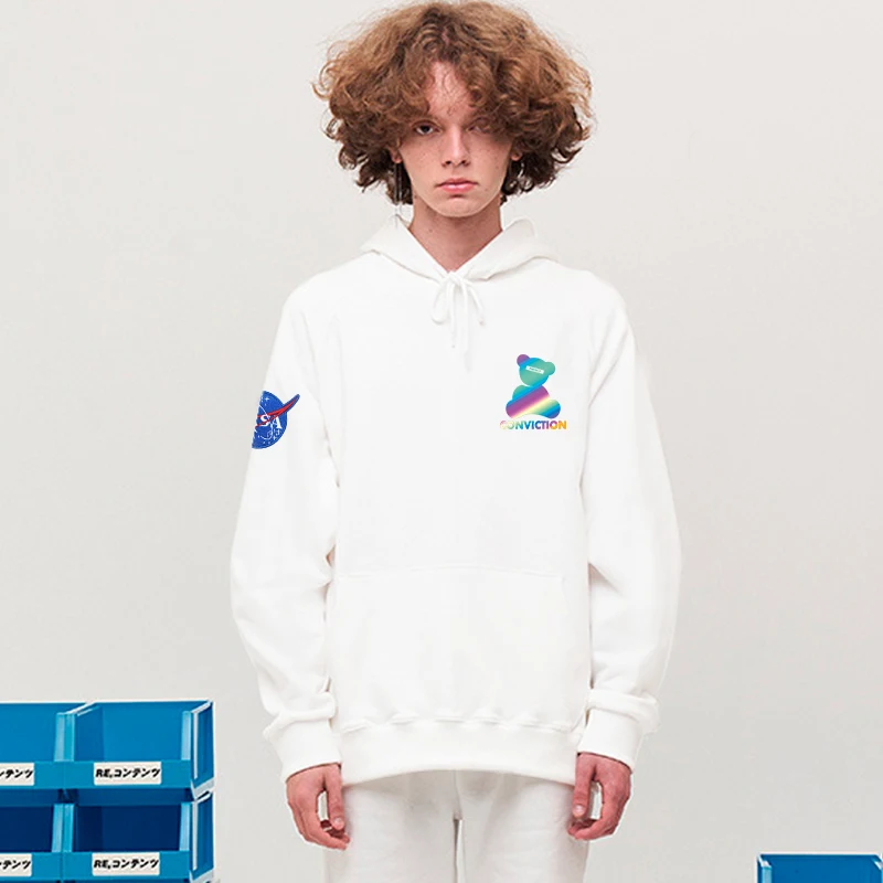 Reflective Bear Sweatshirt Harajuku Printed Hoodie 2022 Spring Autumn New Men's Clothes Loose Couple Jacket Streetwear Fleece
Reflective Bear Sweatshirt Harajuku Printed Hoodie 2022 Spring Autumn New Men's Clothes Loose Couple Jacket Streetwear Fleece
