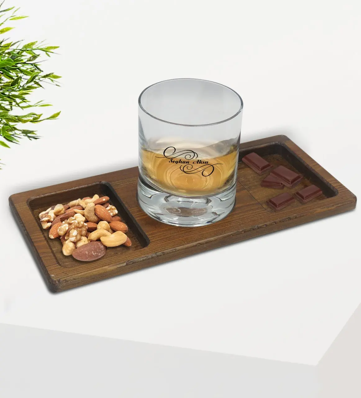 Personalized İsimli Whisky Cup and Natural Solid Wood Rectangle Presentation Tabağı Confectionary Gift Seti-3
Personalized İsimli Whisky Cup and Natural Solid Wood Rectangle Presentation Tabağı Confectionary Gift Seti-3