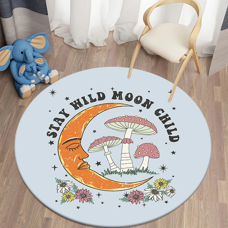 Retro Art Kawaii Printed Round Carpet for Living Room Rugs Camping Picnic Mats Flannel Anti-Slip Rug Yoga Mat stranger things
Retro Art Kawaii Printed Round Carpet for Living Room Rugs Camping Picnic Mats Flannel Anti-Slip Rug Yoga Mat stranger things
