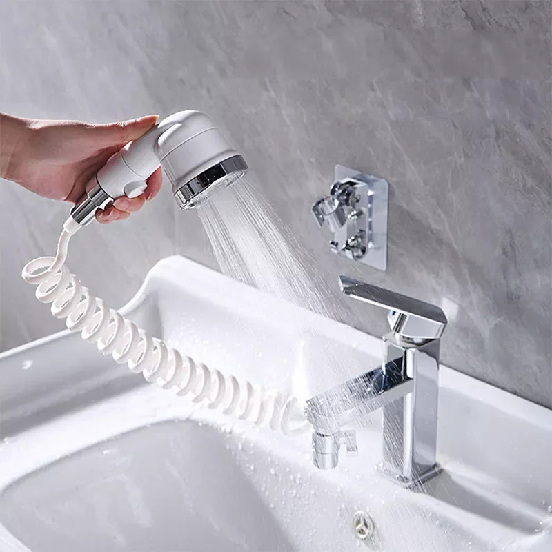 Water Faucet External Shower 3 Modes White Bathroom Washbasin Shampoo Artifact Handheld Small Nozzle Kitchen Sink Faucet
Water Faucet External Shower 3 Modes White Bathroom Washbasin Shampoo Artifact Handheld Small Nozzle Kitchen Sink Faucet