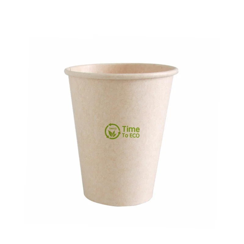 Fully recyclable biodegradable paper coffee cup plastic free single wall coating paper cup
Fully recyclable biodegradable paper coffee cup plastic free single wall coating paper cup