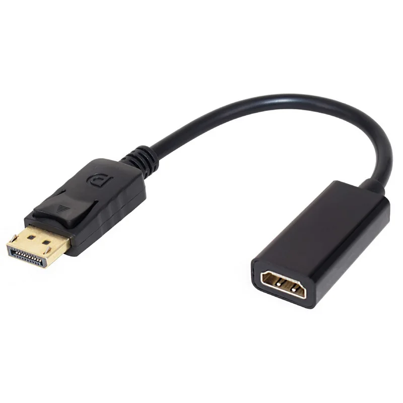 

Переходник DP в HDMI-совместимый кабель «штырь-гнездо» для ноутбука HP/DELL, ПК, порт дисплея в 1080P, совместимый с HDMI-конвертер шнура