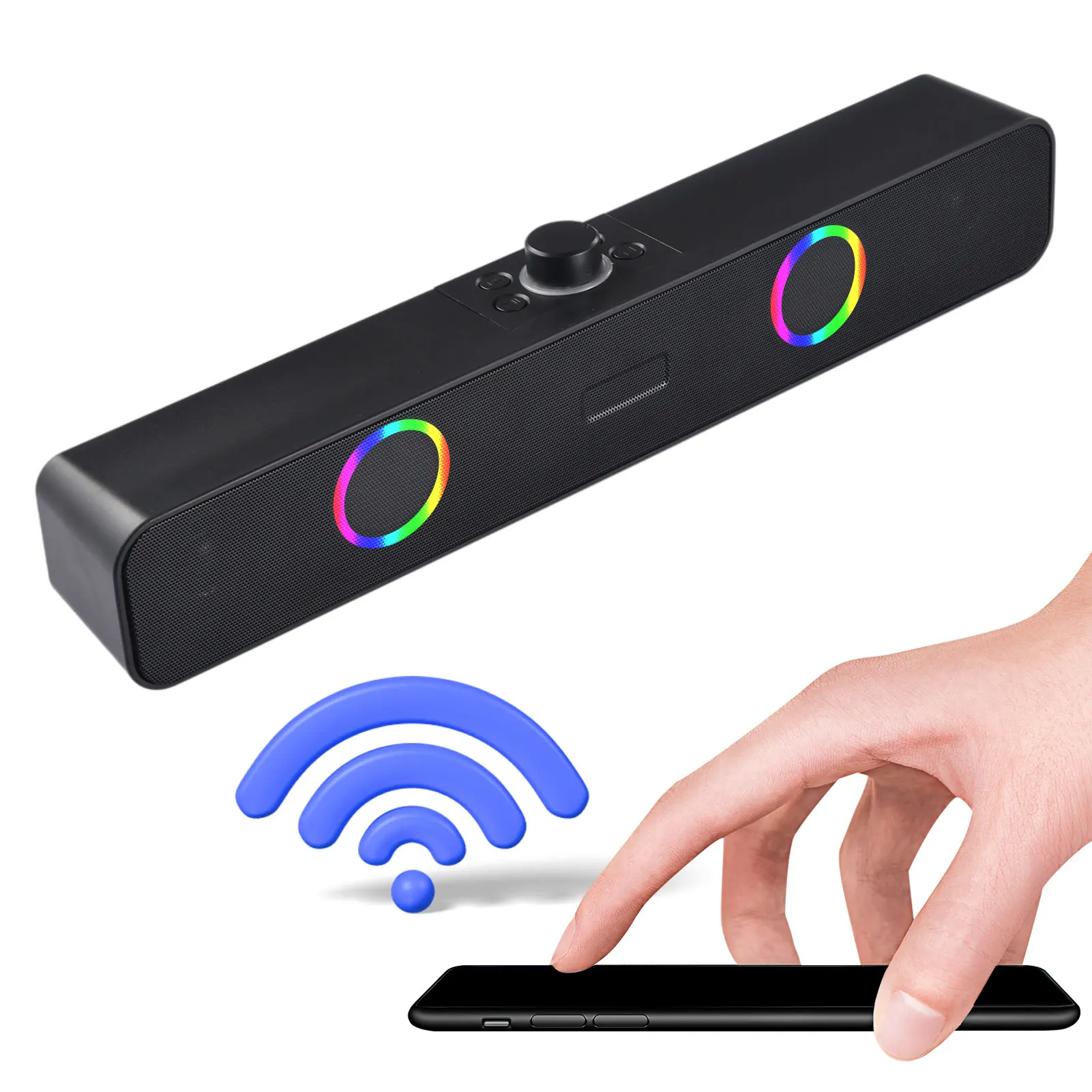 Беспроводная колонка с поддержкой Bluetooth 5,0 и USB, для домашнего кинотеатра
Беспроводная колонка с поддержкой Bluetooth 5,0 и USB, для домашнего кинотеатра