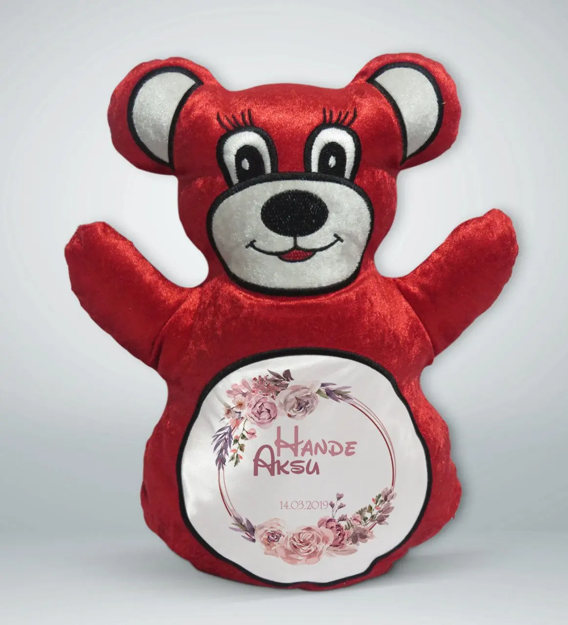 Персонализированный красный медведь Тедди yastekk-1
Персонализированный красный медведь Тедди yastekk-1