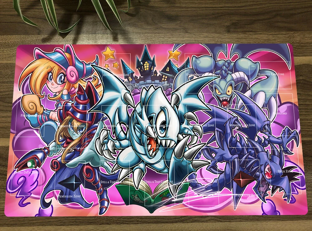 YuGiOh Toon Dark Magician Girl TCG Mat Trading Card Game Mat CCG Playmat Rubber Mouse Pad Desk Table Play Mat Free Bag 60x35cm
YuGiOh Toon Dark Magician Girl TCG Mat Trading Card Game Mat CCG Playmat Rubber Mouse Pad Desk Table Play Mat Free Bag 60x35cm