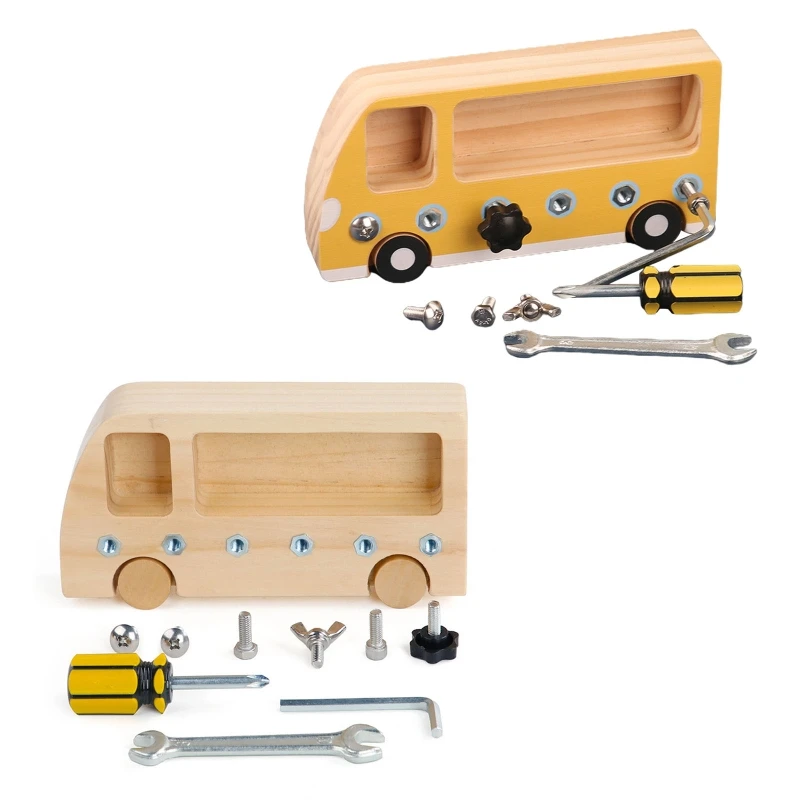 Q9QB Montessori Workbench Wooden Busy Board w/ Carpenter Tools Pretend Toy for Kids
Q9QB Montessori Workbench Wooden Busy Board w/ Carpenter Tools Pretend Toy for Kids