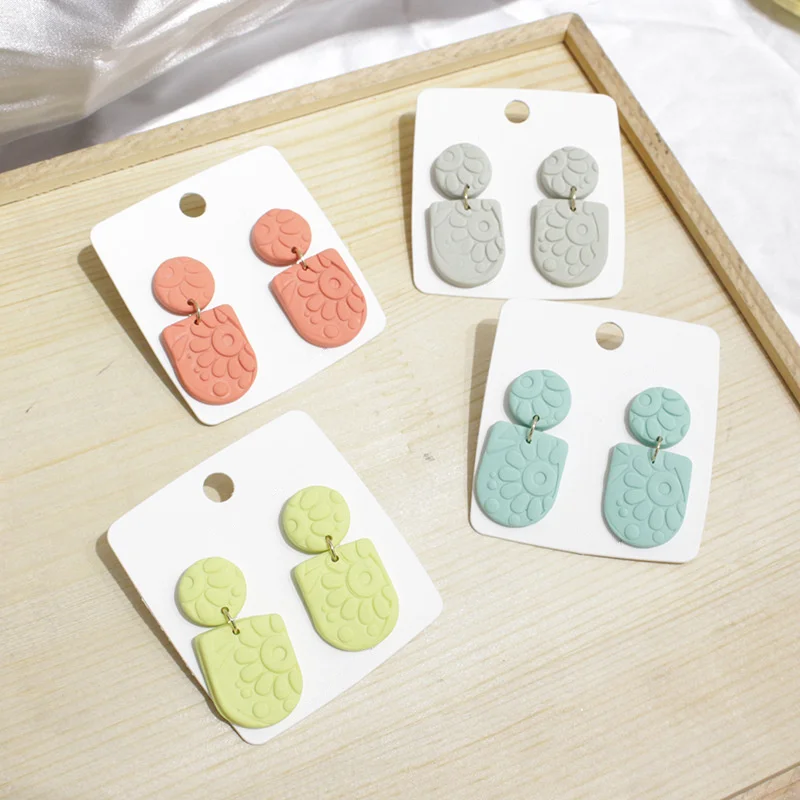 New Red Green Geometric Flower Drop Dangle Earrings for Women Girls Charm Fashion Grey Soft Clay Earrings Accessories Gifts 
New Red Green Geometric Flower Drop Dangle Earrings for Women Girls Charm Fashion Grey Soft Clay Earrings Accessories Gifts