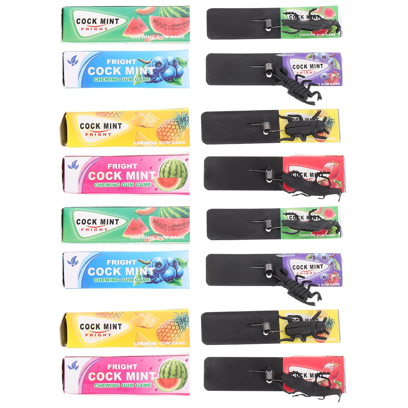10 Pcs Party Supplies Trick Gum Toys Fool's Day Prank Favors Cockroach Joke Halloween Gifts Chewing Props
10 Pcs Party Supplies Trick Gum Toys Fool's Day Prank Favors Cockroach Joke Halloween Gifts Chewing Props
