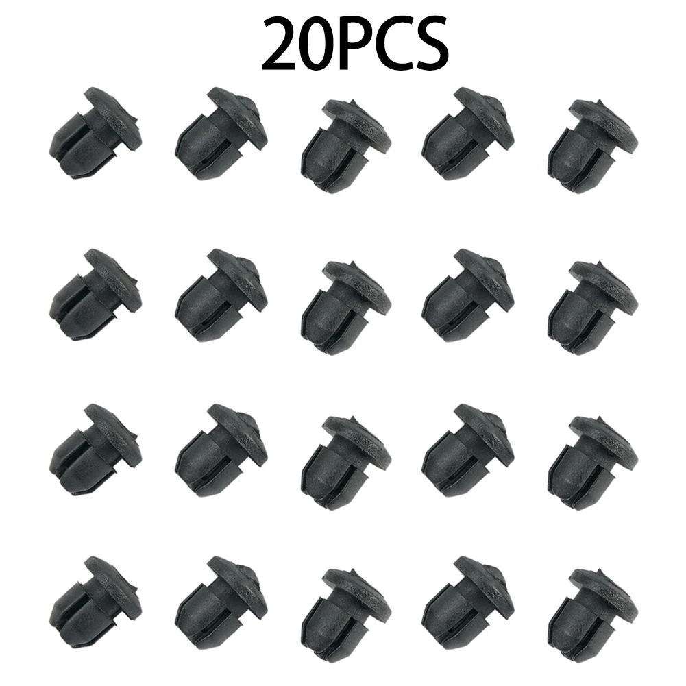 

20pcs Fairing Clips Pack Fit For Honda Blackbird CBR1100XX 97-07 Bodywork B46 Black Honda Pan-European ST 1300 Auto Fastener