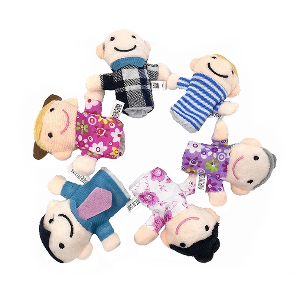 6PCS Finger Puppets Family Members Softs Hand Puppets Toys Birthday Gifts for Kids Party Favor Toddlers Shows Playtime Schools
6PCS Finger Puppets Family Members Softs Hand Puppets Toys Birthday Gifts for Kids Party Favor Toddlers Shows Playtime Schools