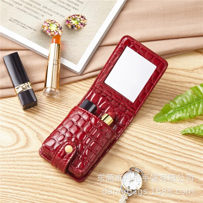 New Cosmetic Bags Mini Lipstick Bag Female Fashion Pu Leather Stone Pattern Solid Makeup Case with Mirror Hasp Samll Storage Bag
New Cosmetic Bags Mini Lipstick Bag Female Fashion Pu Leather Stone Pattern Solid Makeup Case with Mirror Hasp Samll Storage Bag
