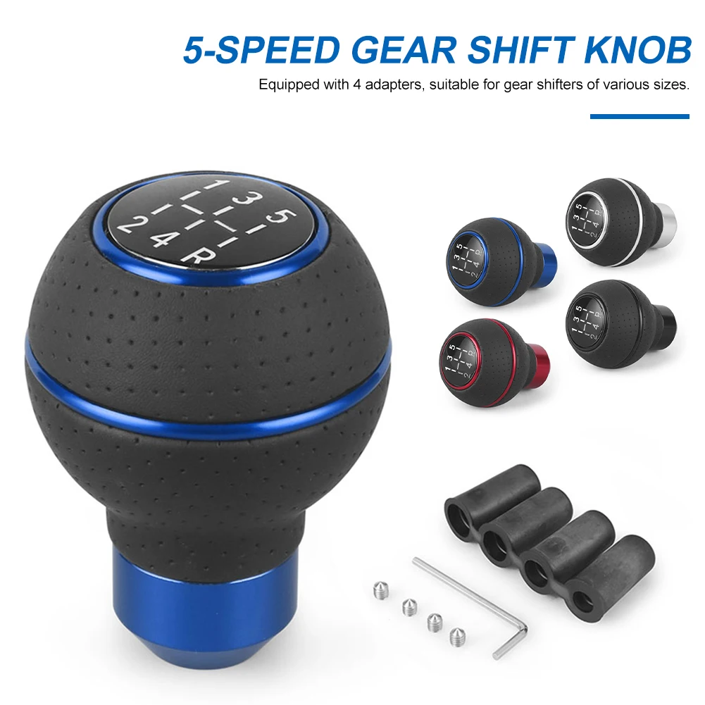 Adjustable Car Gear Shifter Knob Automatic Shift Knob Transmission Leather Replacement With Adpater Car Interior Accessories
Adjustable Car Gear Shifter Knob Automatic Shift Knob Transmission Leather Replacement With Adpater Car Interior Accessories