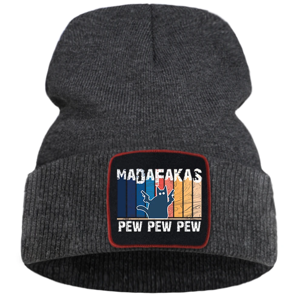 Pew Pew Pew Madafakas Men Knitted Hats Funny Black Cat Beanie Caps Winter Casual Bonnet Cap Foldable Street Cartoon Skullies Hat
Pew Pew Pew Madafakas Men Knitted Hats Funny Black Cat Beanie Caps Winter Casual Bonnet Cap Foldable Street Cartoon Skullies Hat