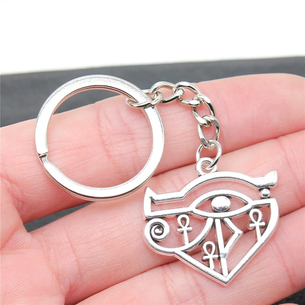 Keychain Holder Dropshipping Vintage Handmade Antique Silver Color 30x28mm Eye Of Horus Life Key Ankh Cross Pendant Keyring
Keychain Holder Dropshipping Vintage Handmade Antique Silver Color 30x28mm Eye Of Horus Life Key Ankh Cross Pendant Keyring
