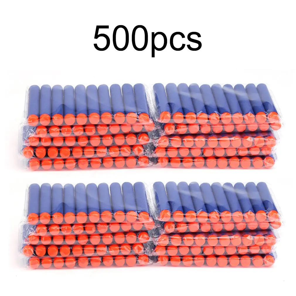 Safe Foam Bullet EVA Soft Bullet 500PCS Solid Bullet Darts High Quality Elite Series Blasters Toy Gun Blue
Safe Foam Bullet EVA Soft Bullet 500PCS Solid Bullet Darts High Quality Elite Series Blasters Toy Gun Blue