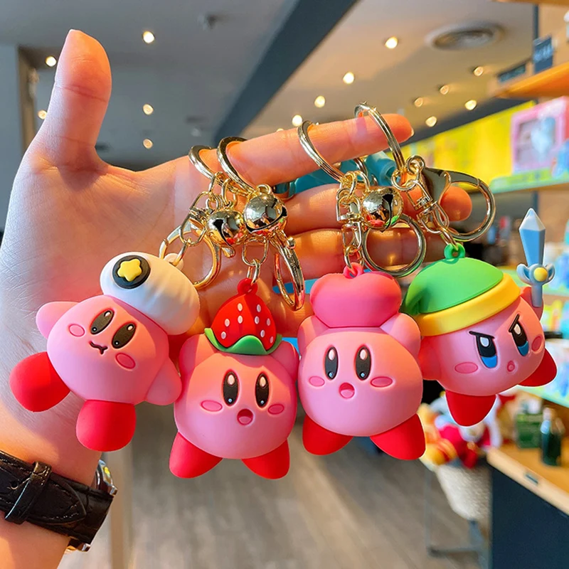 Аниме Фигурка Kirby брелок Kawaii Автомобильный ключ кулон для сумки аксессуары мультфильм модель орнамент милые игрушки для девочек подарок на день рождения
Аниме Фигурка Kirby брелок Kawaii Автомобильный ключ кулон для сумки аксессуары мультфильм модель орнамент милые игрушки для девочек подарок на день рождения