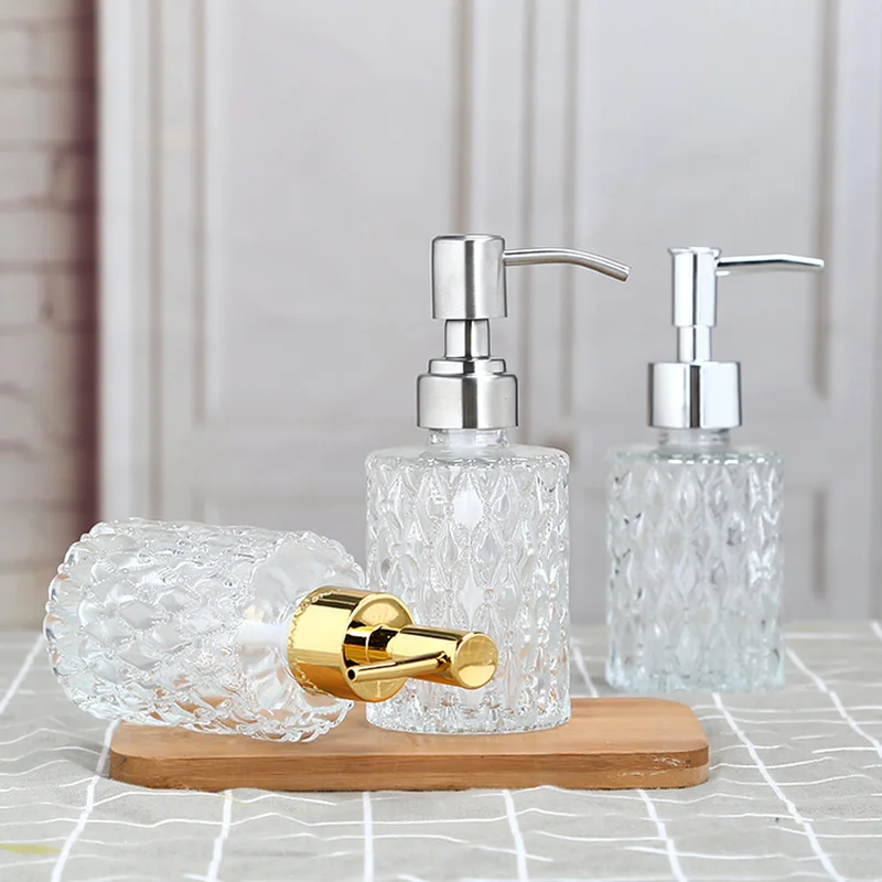 Clear glass lotion bottle, bathroom supplies, shampoo bottle Hand sanitizer press bottle Shower storage container Bathroom decor
Clear glass lotion bottle, bathroom supplies, shampoo bottle Hand sanitizer press bottle Shower storage container Bathroom decor