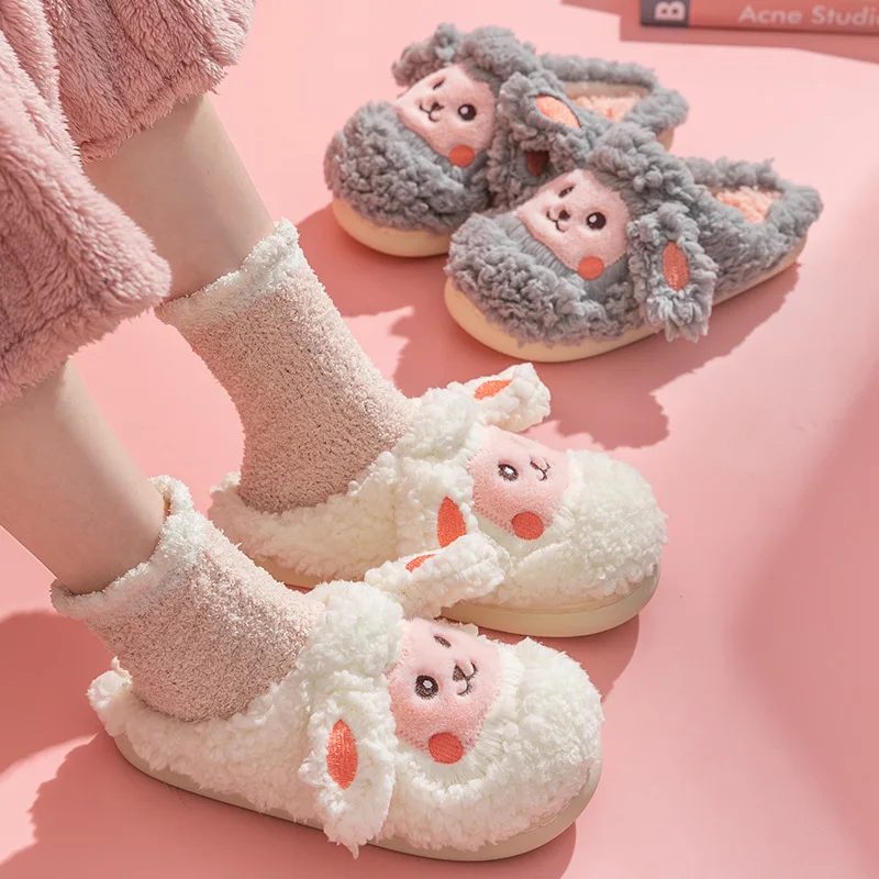 Women Cartoon Cute Cotton Slippers Winter Indoor Home Couple Slippers Warm Faux Fur Slippers Girl Cotton Shoes Chaussure Femme
Women Cartoon Cute Cotton Slippers Winter Indoor Home Couple Slippers Warm Faux Fur Slippers Girl Cotton Shoes Chaussure Femme