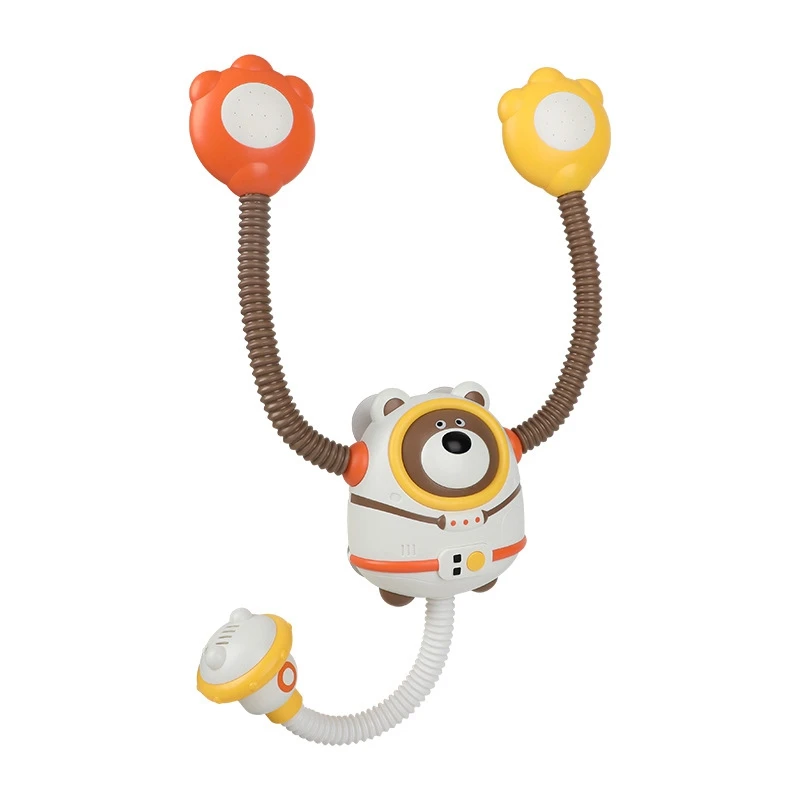 Baby Bath Toys Electric Space Bear Shower Automatic Watering Toy Two-Headed Water Summer Water Bathtub Toys For Toddler
Baby Bath Toys Electric Space Bear Shower Automatic Watering Toy Two-Headed Water Summer Water Bathtub Toys For Toddler