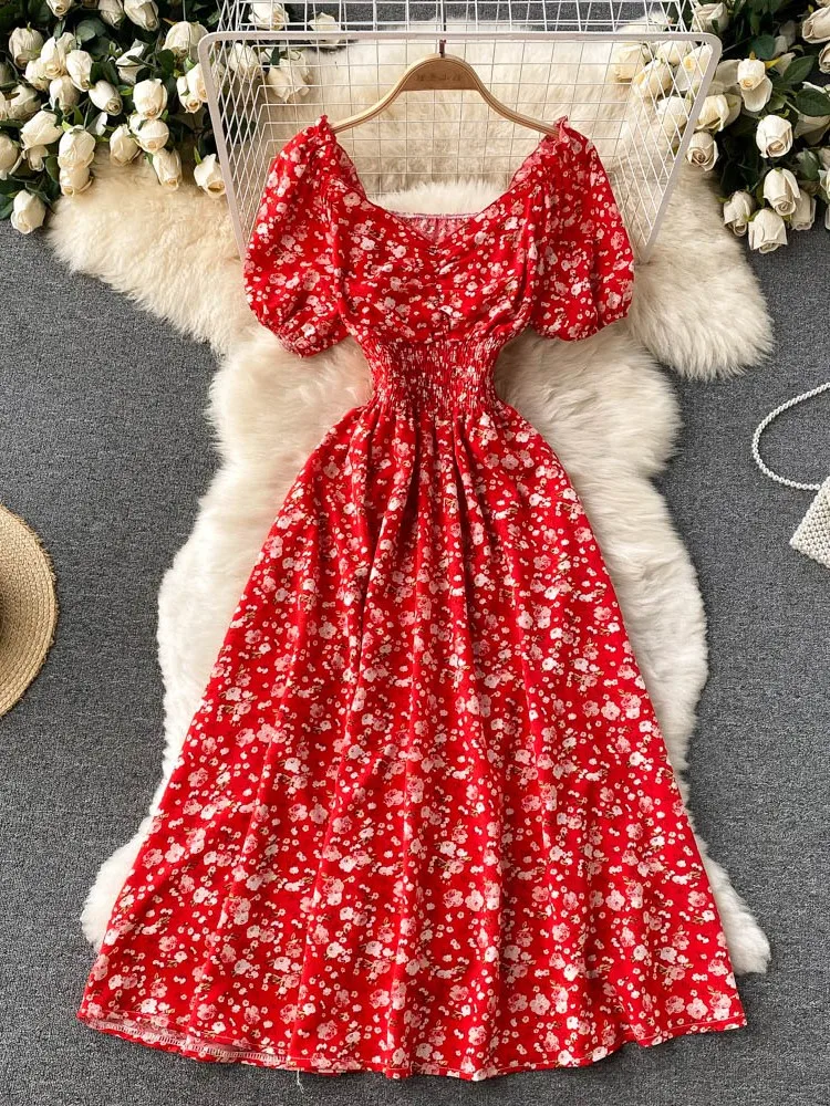 Women Summer Dress 2022 New Vintage Print Floral Split Dresses Short Sleeve Casual Beach Korean Black Pink Vestidos Mujer
Women Summer Dress 2022 New Vintage Print Floral Split Dresses Short Sleeve Casual Beach Korean Black Pink Vestidos Mujer